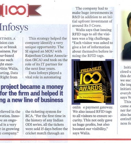 DATA Ingenious Global Limited GOT 100 PREMIER AWARD “THE ENTERPRISING ENTREPRENEURS” CONSECUTIVELY SECOND YEAR AGAIN….