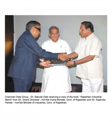 Data Group gets covered in the book ‘Rajasthan Industrial March 2009′-  March